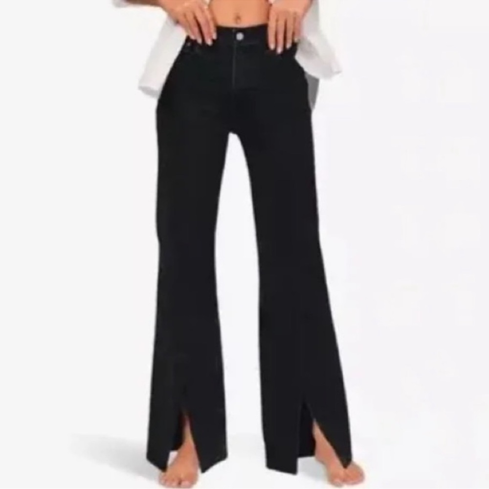Abercrombie & Fitch black denim High Rise Jeans